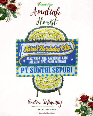 Papan Bunga Duka di Kalijambe