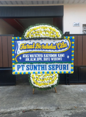 Papan Bunga Duka di Kalijambe